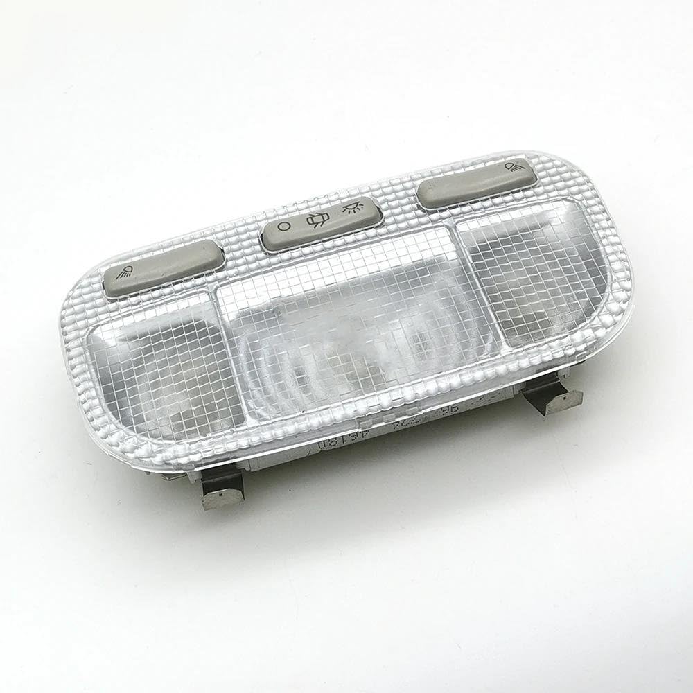 Lámpara interior con luz de lectura delantera nítida y tres botones para Peugeot 307 y 3008 5