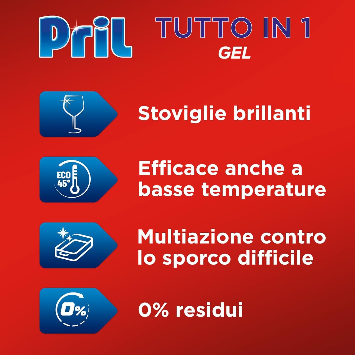 Gel Lavastoviglie All in One al Limone e Lime – Detersivo Liquido Multi-Azione – Azione Brillantante, Anticalcare e Sgrassante – 35 Lavaggi – Variazioni 4/6/8/10 Pezzi (6)