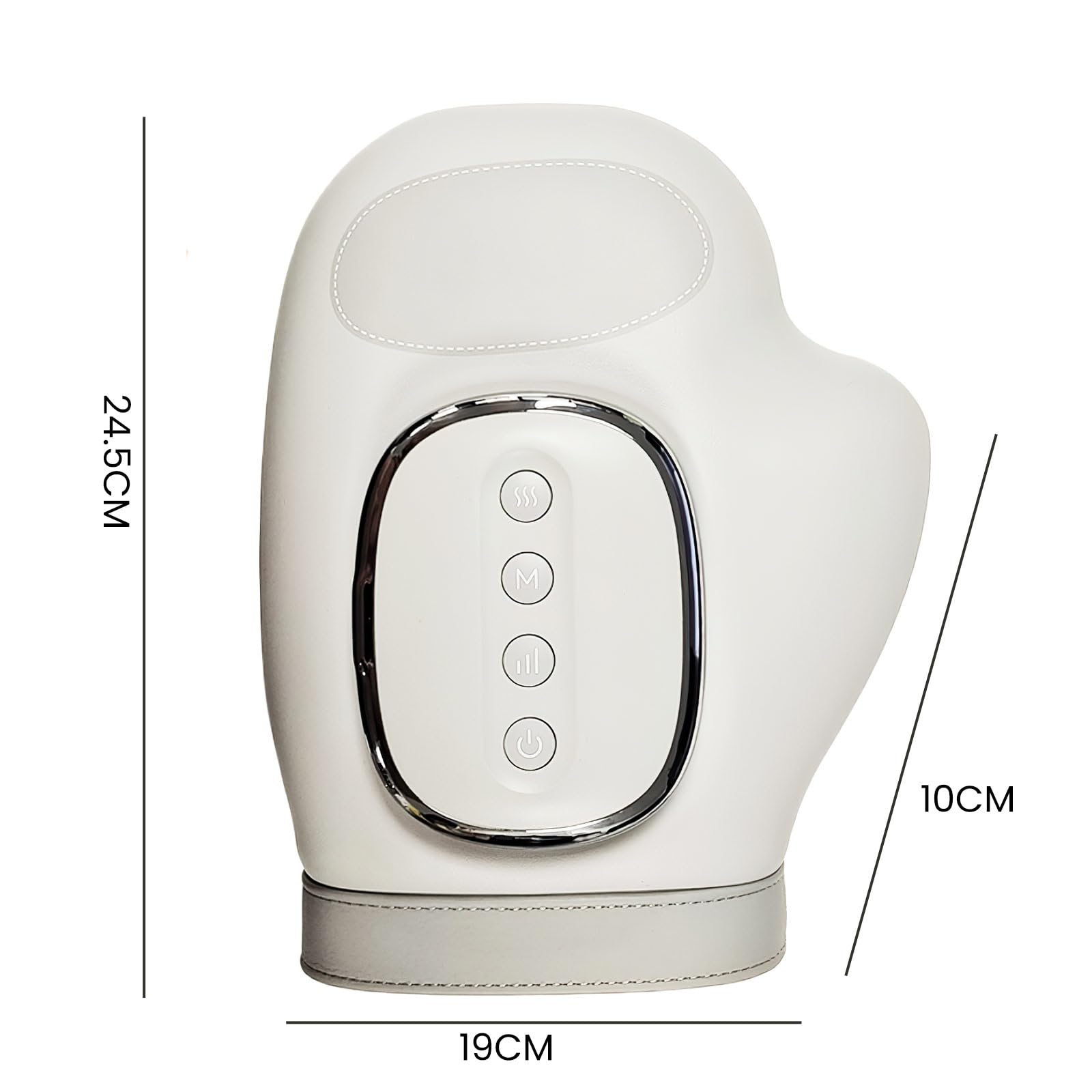 Handmassagegerät mit Thermotherapie,3 Modi,5 Intensitätsstufen,15 Minuten automatischer Timer,Wiederaufladbare Hand-Massagegerät,Wireless Elektrisches Handmassagegerät,Geschenke (1PCS)