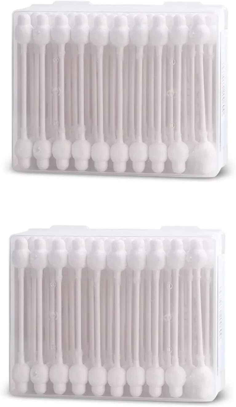 100Pcs Box-Packed Baby Care Cotton Buds Swabs for Baby Children Newborn
