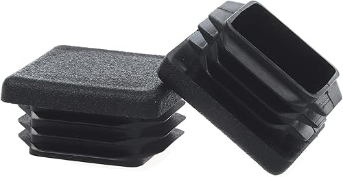 Miniatura 7 de Tapón cuadrado de plástico de 1 pulgada, tapas de extremo para tubería de tubería de 1 x 1 pulgada (no ID), tapas de acero para patas de silla,