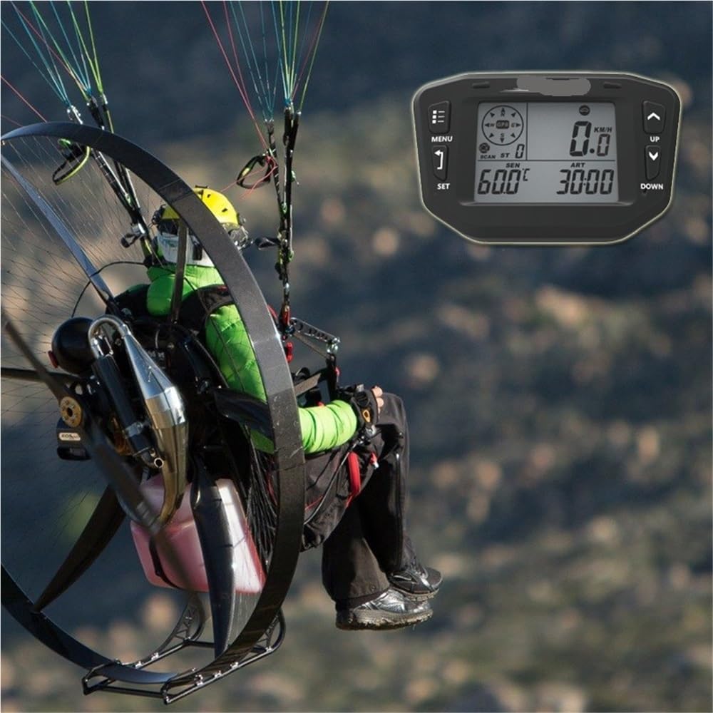 Odómetro Tablero Contador de Horas Digital multifunción Recargable para cortacésped, generador, Motocross, Motocicleta, Motor fueraborda, Marino, para GPS SM002