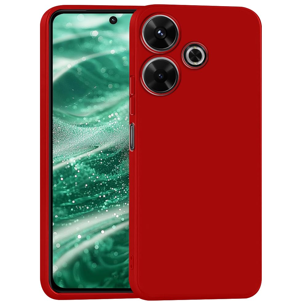 Amazon Brand-Solimo Basic Case for Mi Redmi 13 5G (Silicone_Red) Amazon Brand-Solimo Basic Case for Mi Redmi 13 5G (Silicone_Red)