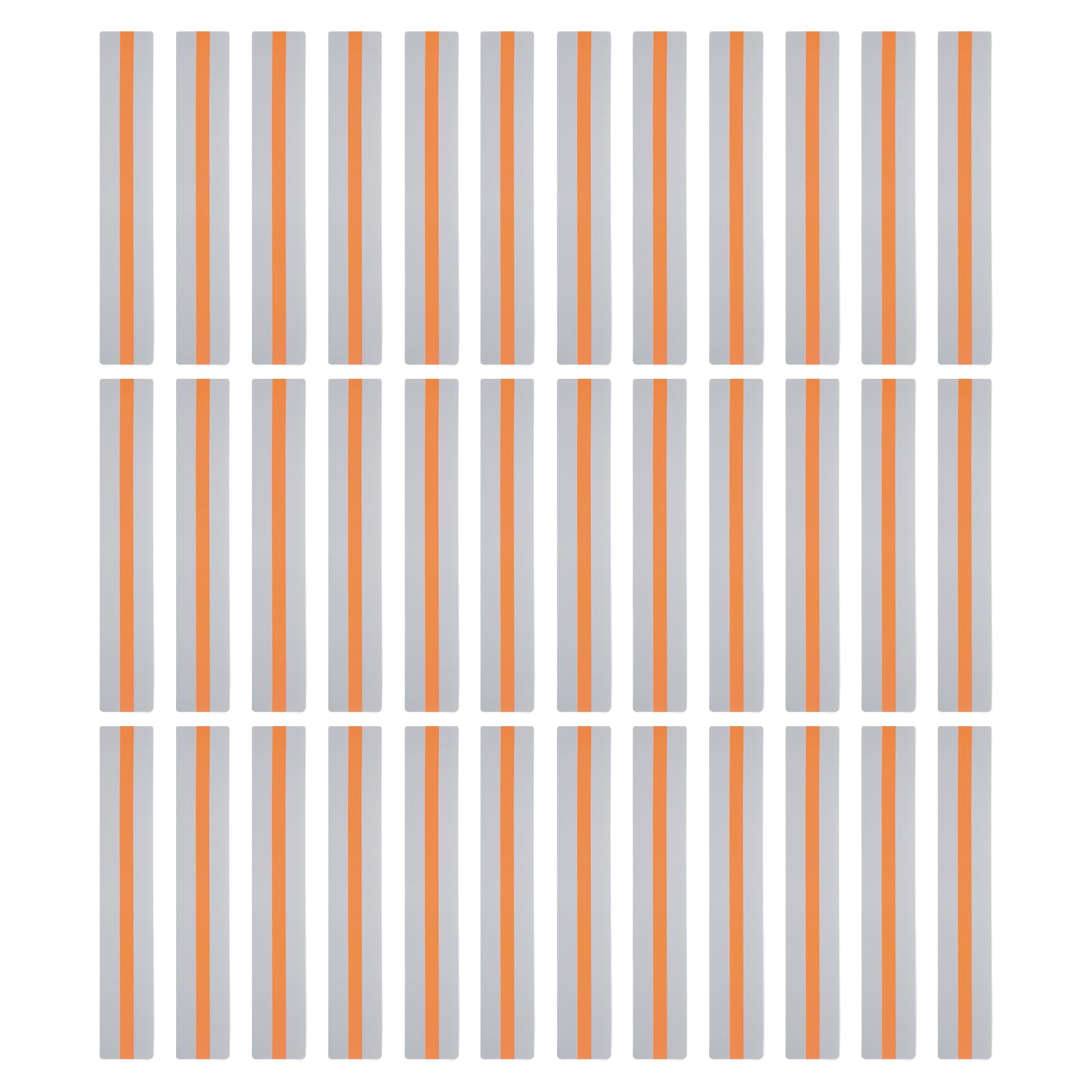 PATIKIL Guided Reading Strips, 36pcs Tracking Highlight Colored Overlay Bookmark Reduce Visual Stress Teacher Teaching Supply for Classroom, Orange
