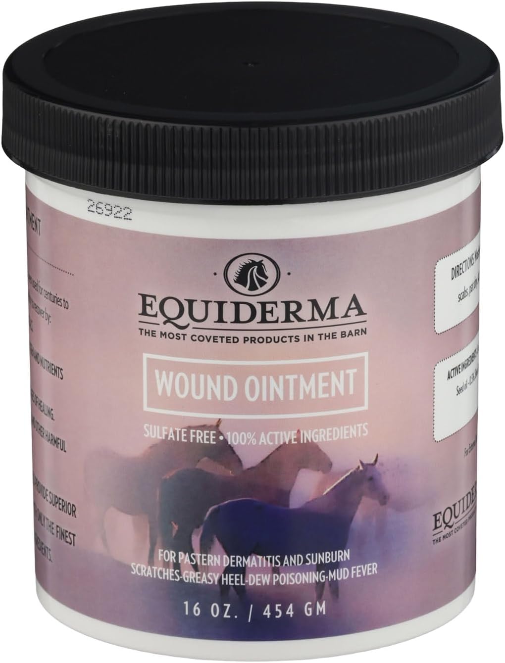 EQUIDERMA 0 NEEM and Calendula Organic Wound Ointment (16 Ounce), 16"