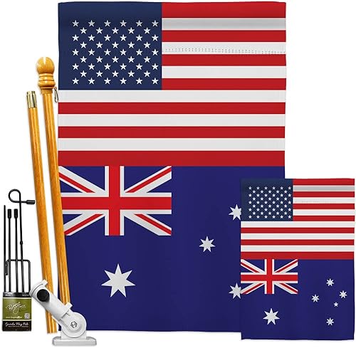 Cartel de bandera de la amistad de Estados Unidos de Amistad de Australia para exteriores de casa, decoración al aire libre, tapiz de jardín,