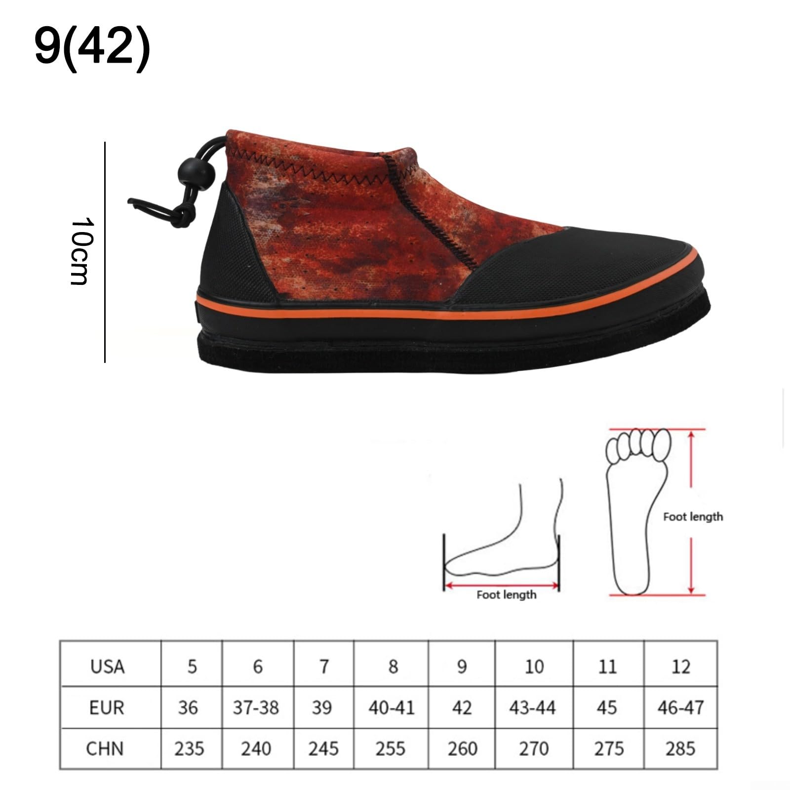 Botas de pesca unisex con suela de fieltro con clavos de acero, neopreno de 3 mm para mayor comodidad y estabilidad en rocas y terrenos fangosos