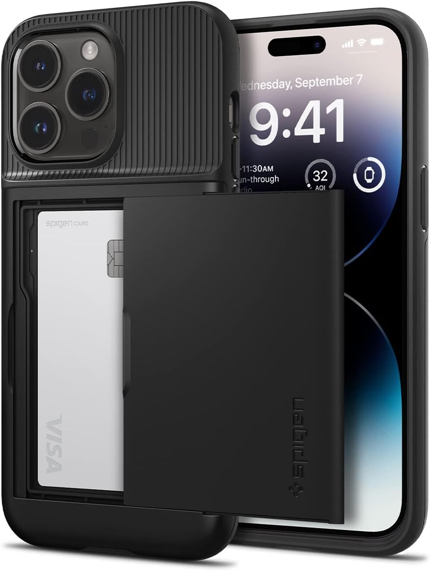 Slim Armor CS Case Compatible with iPhone 14 Pro - Black