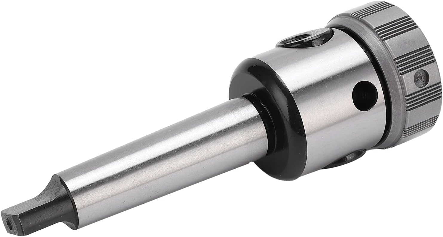 TC20 MT3 Annular Cutter Arbor, Drill Tap Holder Tool, High Precision 0.03mm Accuracy Tapping Chuck Attachment for M5 M20, Compatible with Drilling Machines, Milling Machines,