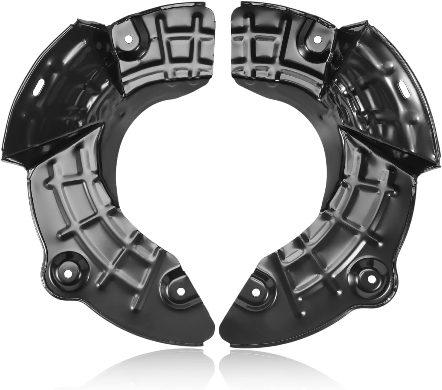 Brake Dust Shield Front Driver and Passenger Side for Ford F150 1997-2004 F250 1997-1999 Expedition 1997-2002 Lincoln Navigator 1998-2002 4WD F65Z-2K005-AB XL3Z-2K005-AA