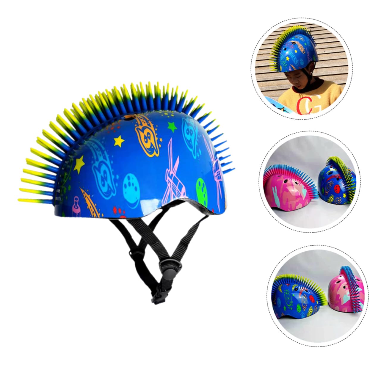 TOYANDONA Casco de Bicicleta para Niñas Protección Multideporte con Ventilado para Patinaje y Skate