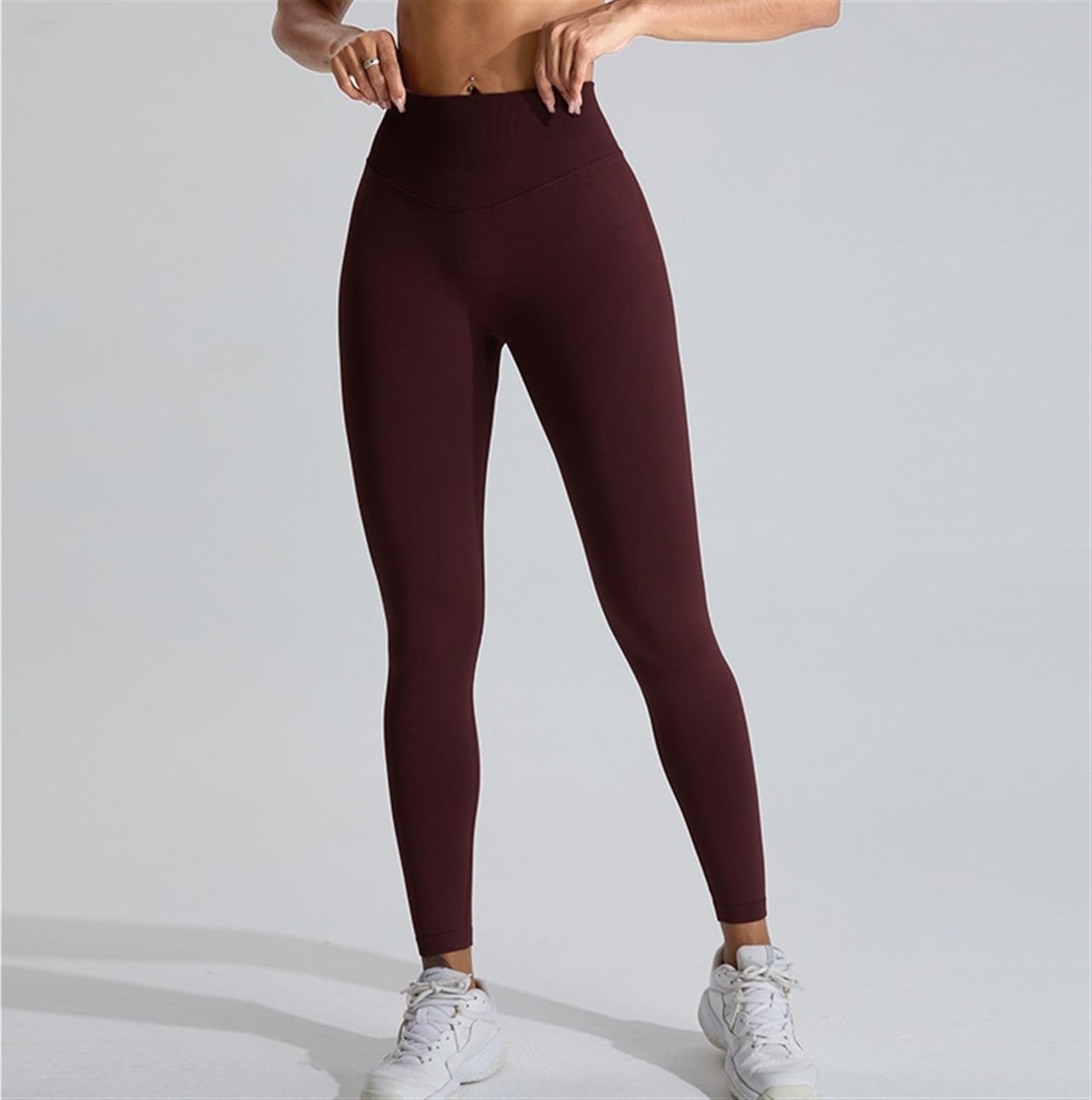 Genérico 2 Uds Mallas Gimnasio Mujer Cintura Alta Levantamiento Glúteos Pantalones De Yoga Deportivos Ajustados Fitness Al Aire Libre
