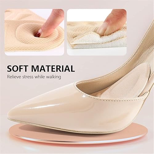 Miniatura 4 de Almohadillas metatarsianas para mujer, plantillas de zapatos de tacón alto para el antepié, almohadillas antideslizantes gruesas, almohadillas