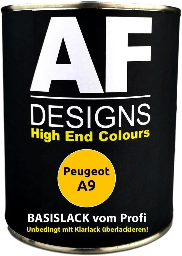 1 l lakier samochodowy do Peugeot A9 Amarillo Pantone lakier samochodowy gotowy do natryskiwania