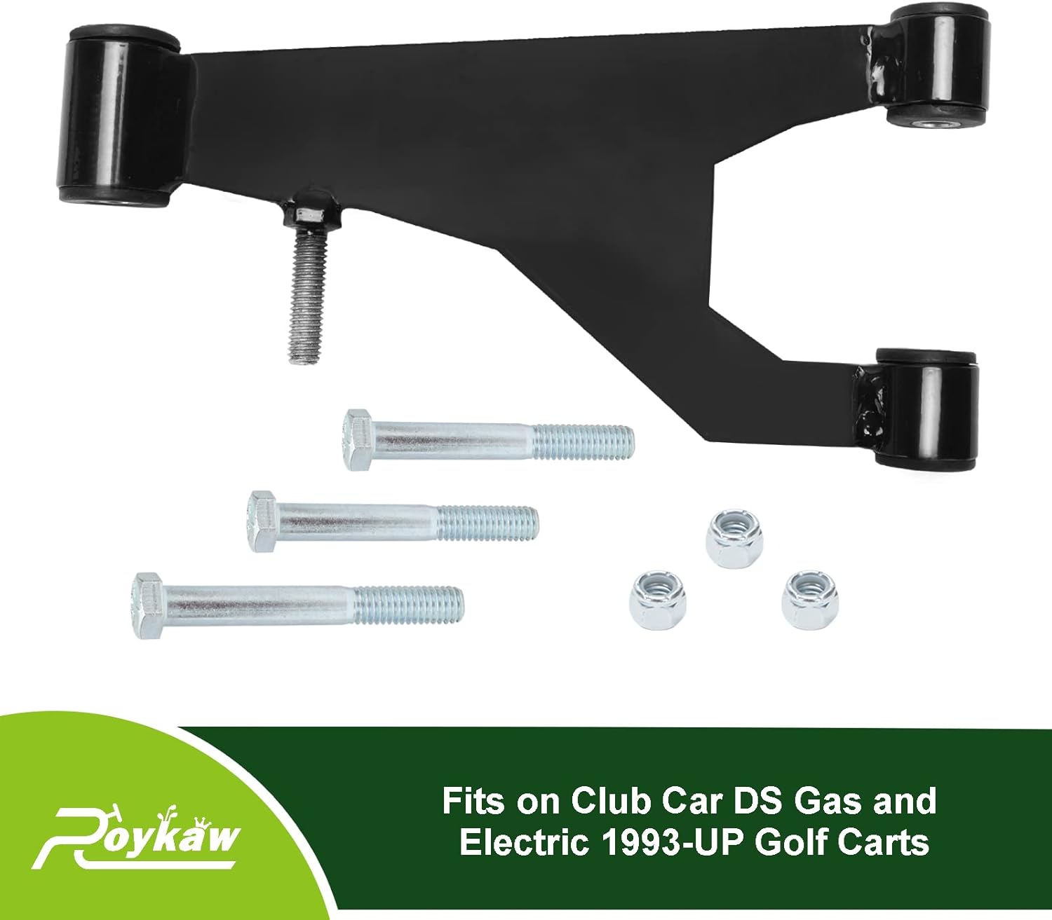 Roykaw Club Car DS Delta A-Plate Sub Assembly Control Arm for 1993-Up Gas & Electric Golf Cart Models, Replaces OEM # 1016353