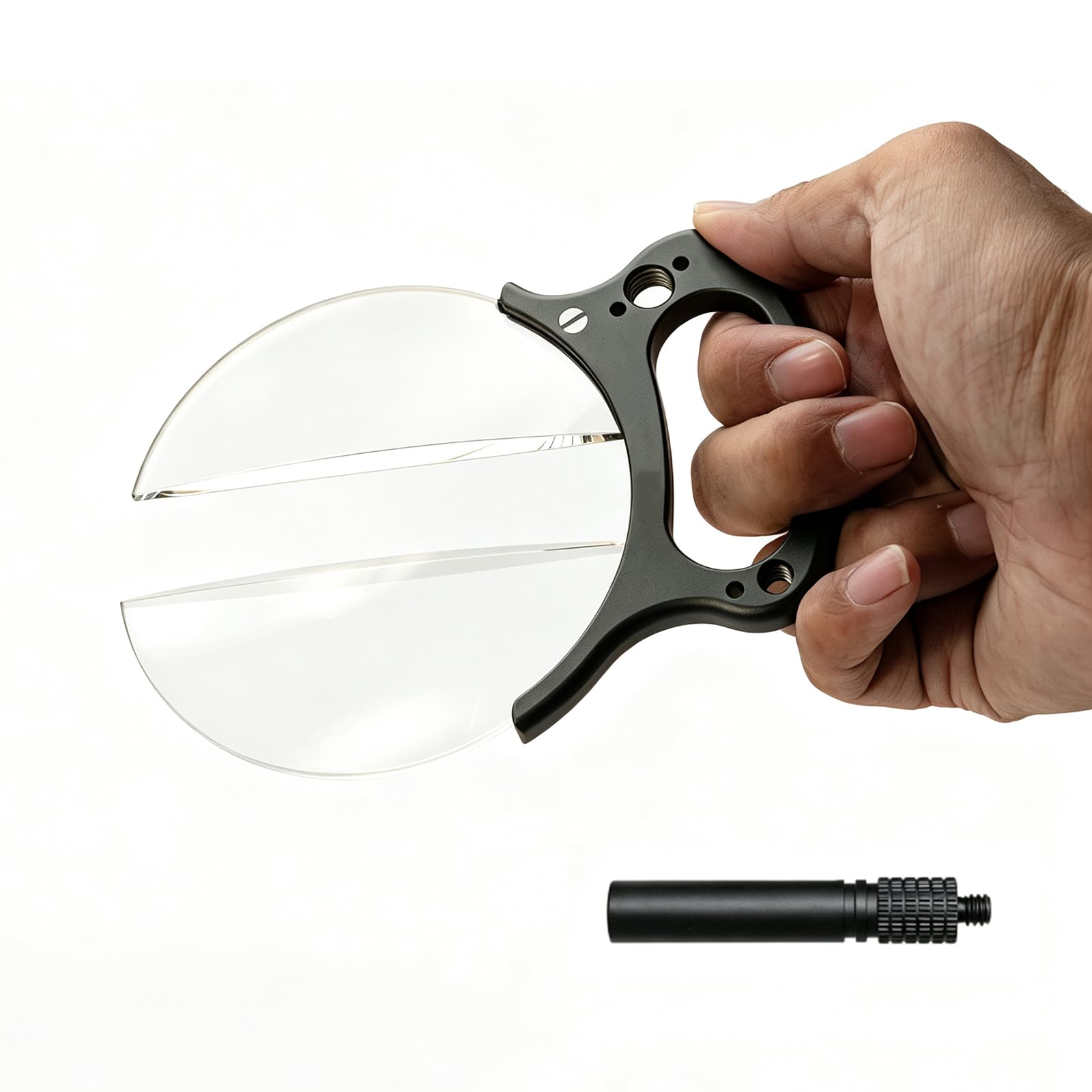 Filtr ręczny 100 mm z dzieloną dioptrią (filtr FX), pryzmat szklany z podwójnym załamaniem, gwint arri 1/4" i 3/8", +2 dioptrie, do portretów i pojazdów