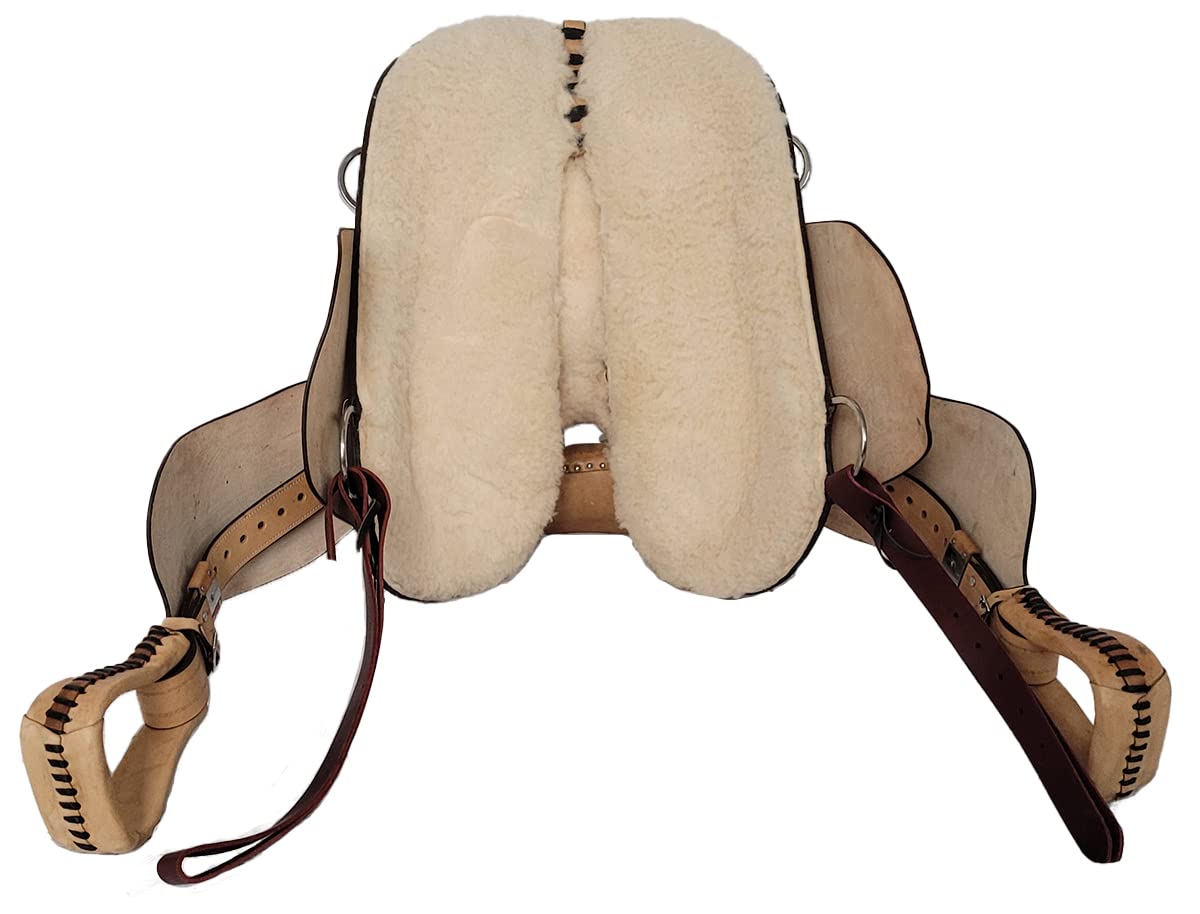 A&M Reitsport Austin ECO Selle western en cuir de buffle de haute qualité Taille : 17"