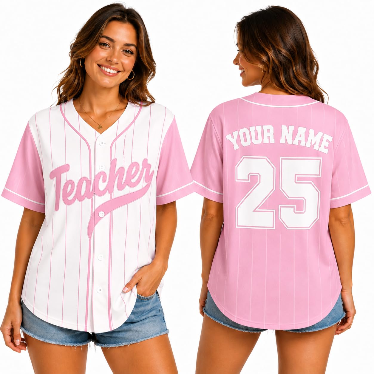 Teacher Jersey Personalized Teacher Shirts Back to School Outfits