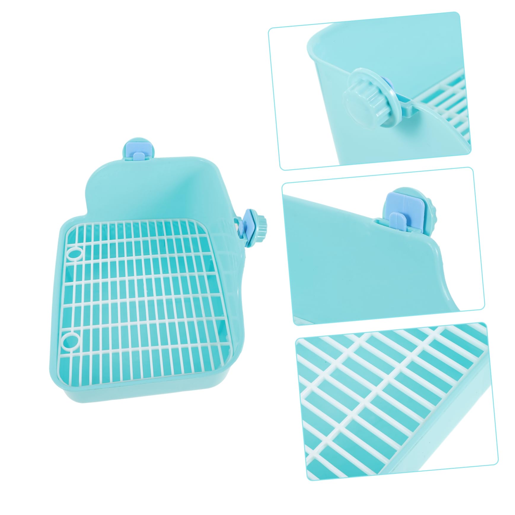 BESPORTBLE 2stücke Pet Toilet Für Kleintiere Hamster Kaninchen Meerschweinchen Frettchen Und Leicht Zu Reinigendes Trainingstoilette Hellgrün Mit Zufälliger Schraubenfarbe Für
