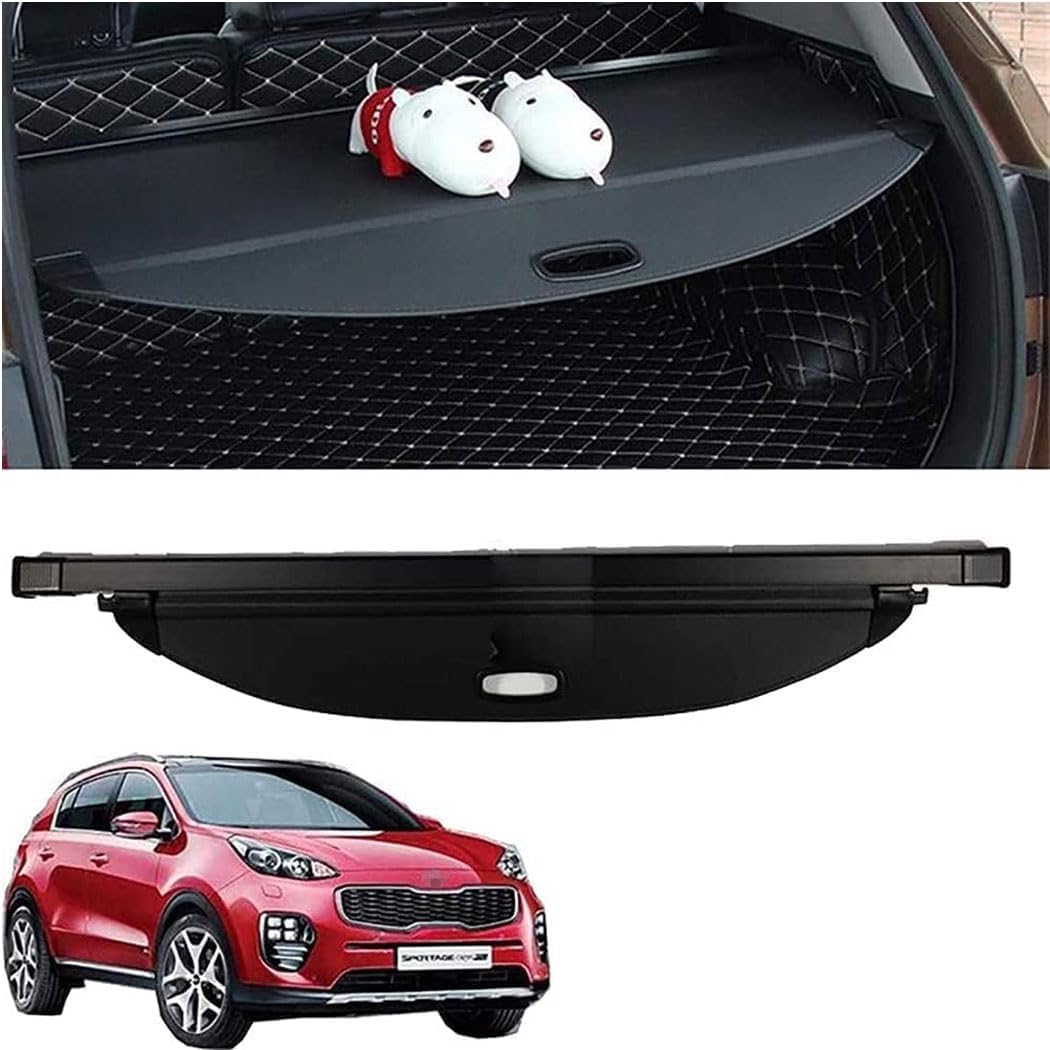 Anyanh Normal Car Retractable Cargo Cover Parcel Shelf For Mazda 5 M5 2007-2020, Luggage Shade Shield Parcel Load Shelf Security Privacy Cover