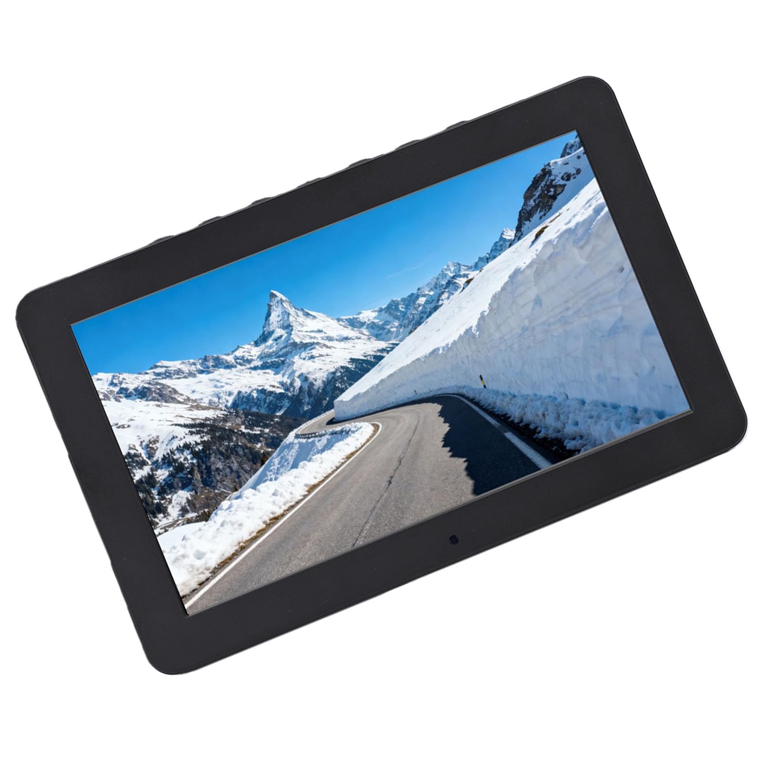 FTVOGUE Reloj Digital Grande de 10,1 Pulgadas con Reproducción de Video Múltiples Alarmas Ajuste de Brillo 12 Opciones de Idioma para Usuarios Internacionales Tamaño de Pantalla ABS: 10,1 Pulgadas