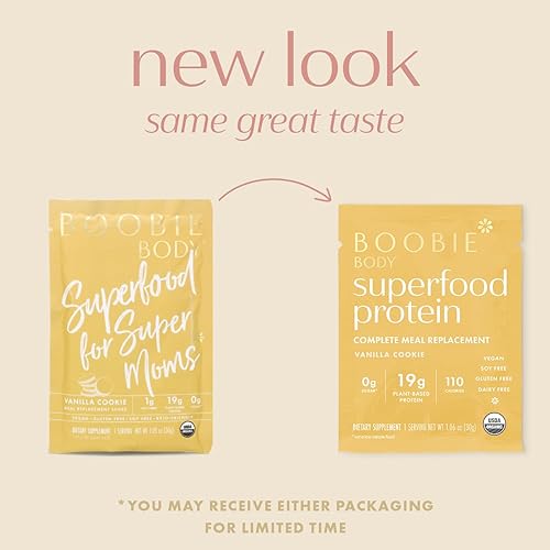 Miniatura 2 de Boobie Body Superfood Protein Batido para mamás, proteína en polvo para embarazo, apoyo a la lactancia para aumentar el suministro de leche,