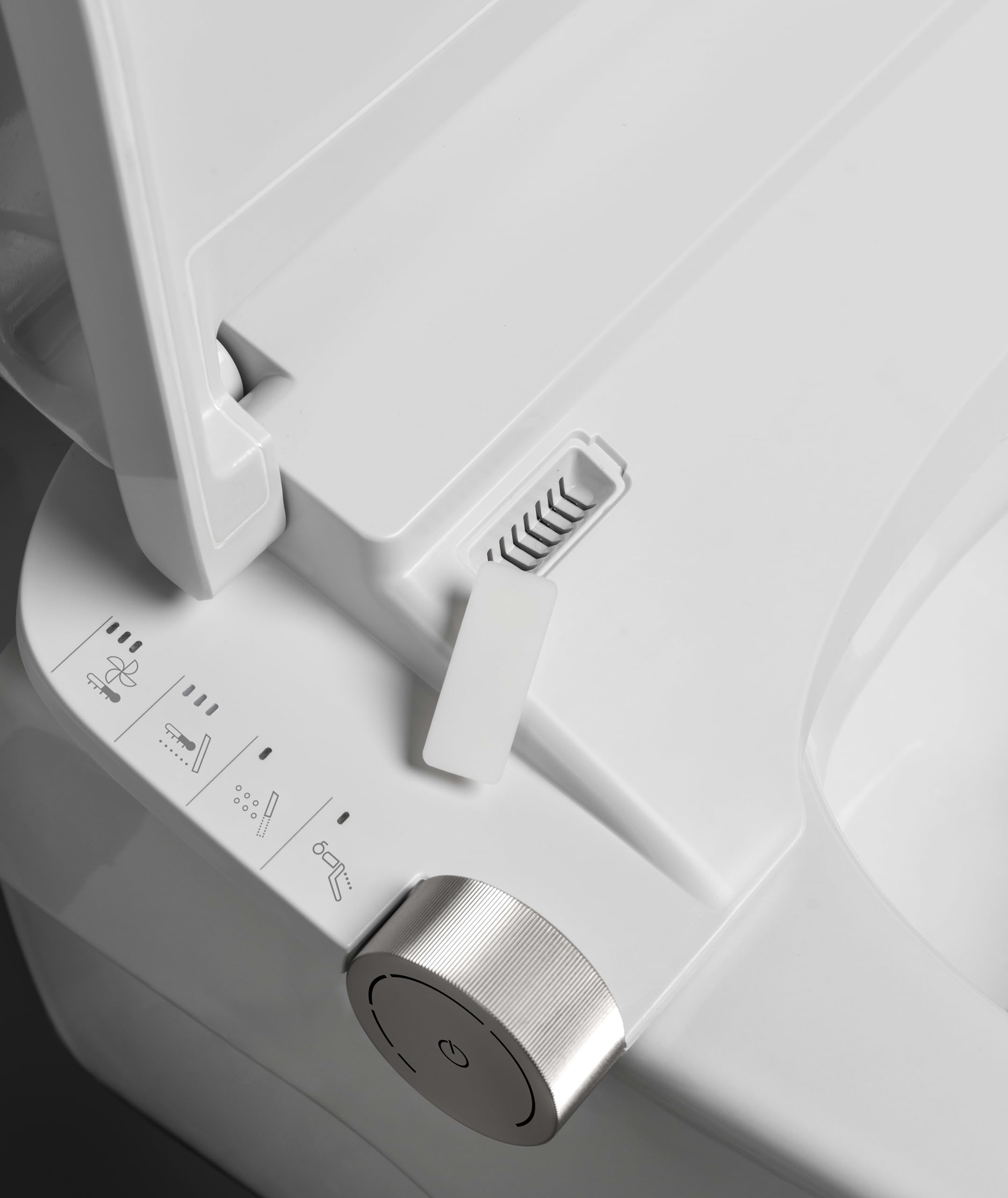 Roca A804054001 Multiclean® M4 ROUND con funzioni di lavaggio e asciugatura, colore: Bianco