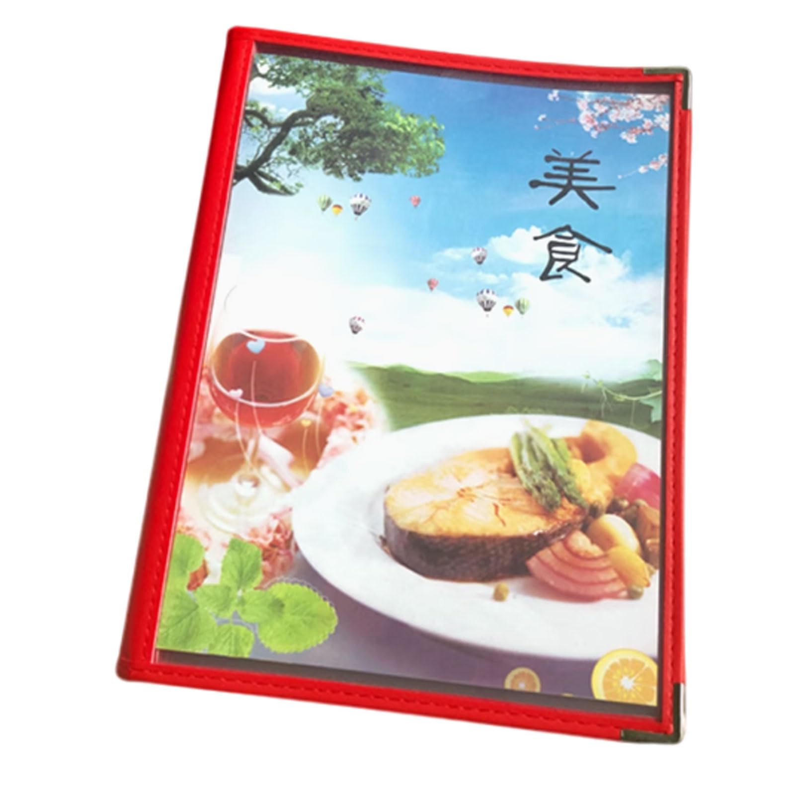 10 Piezas,menú Restaurante,Cubiertas de menú,Cubiertas del Menú del Restaurante,páginas de Doble Cara Transparente para menú de Restaurante,para Bar,cafetería,Restaurante.