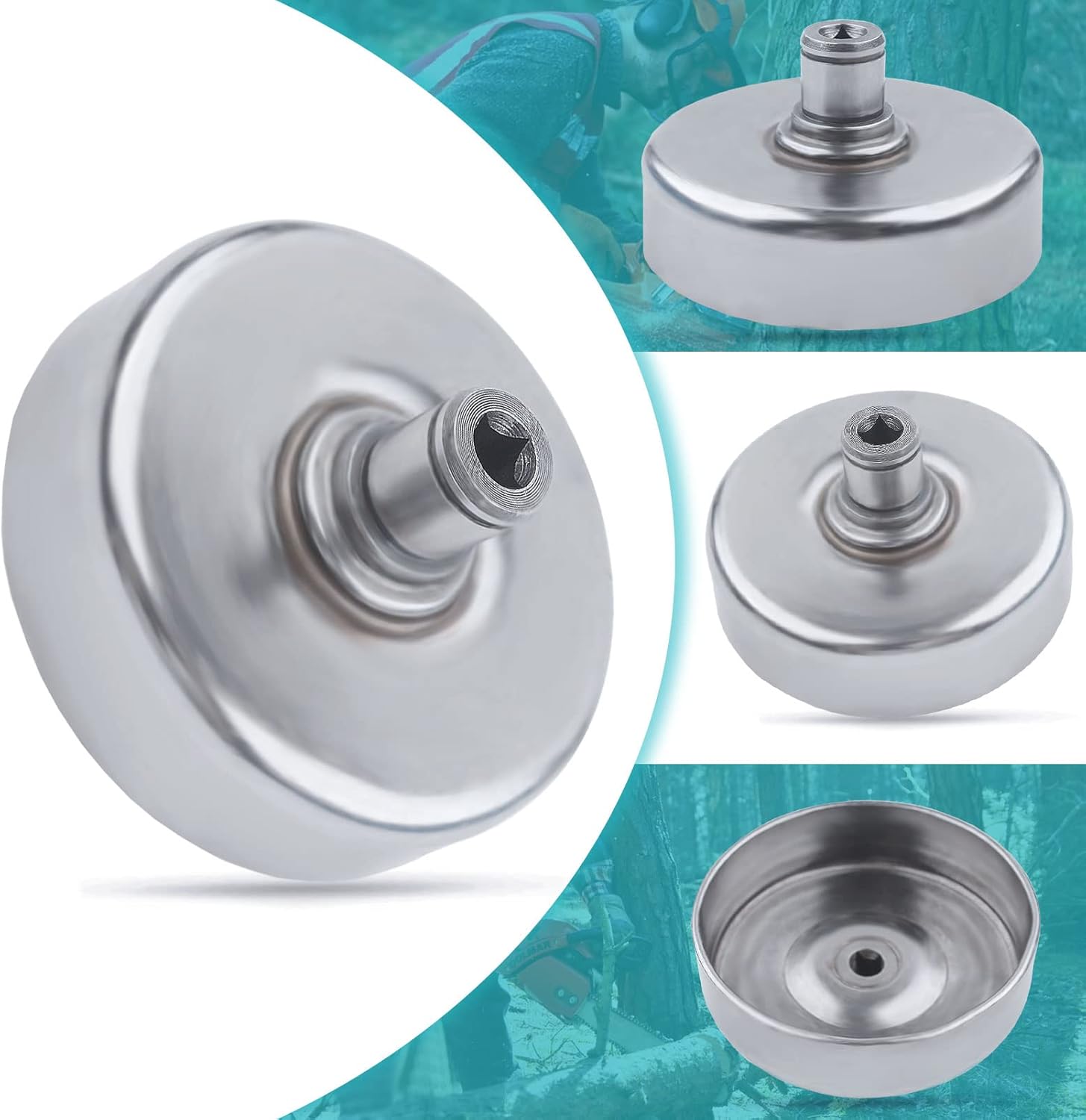Clutch Drum Assembly for Stihl FS300 FS350 FS380 FS400 FS450 Chainsaw Trimmer Replace 4128 160 2900 4128 160 2001