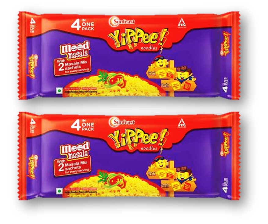 Sunfeast Yippee! Mood Masala Instant Noodles 260g (Pack of 2) Unique