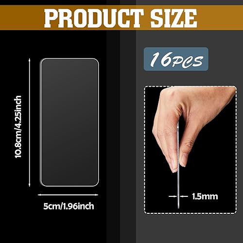 Miniatura 9 de Yookeer Divisores de 4.25 x 2 pulgadas para almacenamiento de plástico, separadores de gabinete para contenedores de almacenamiento, cajones de