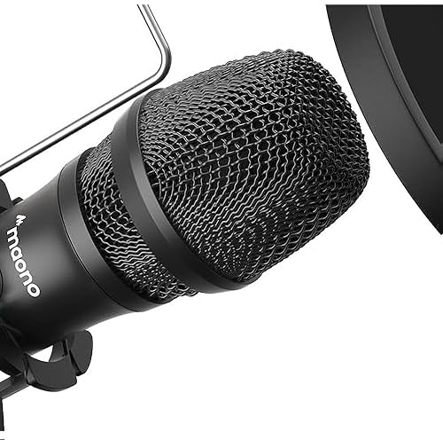 Amazon.com: MAONO USB/XLR Podcast Dynamic Microphone, Studio Mic