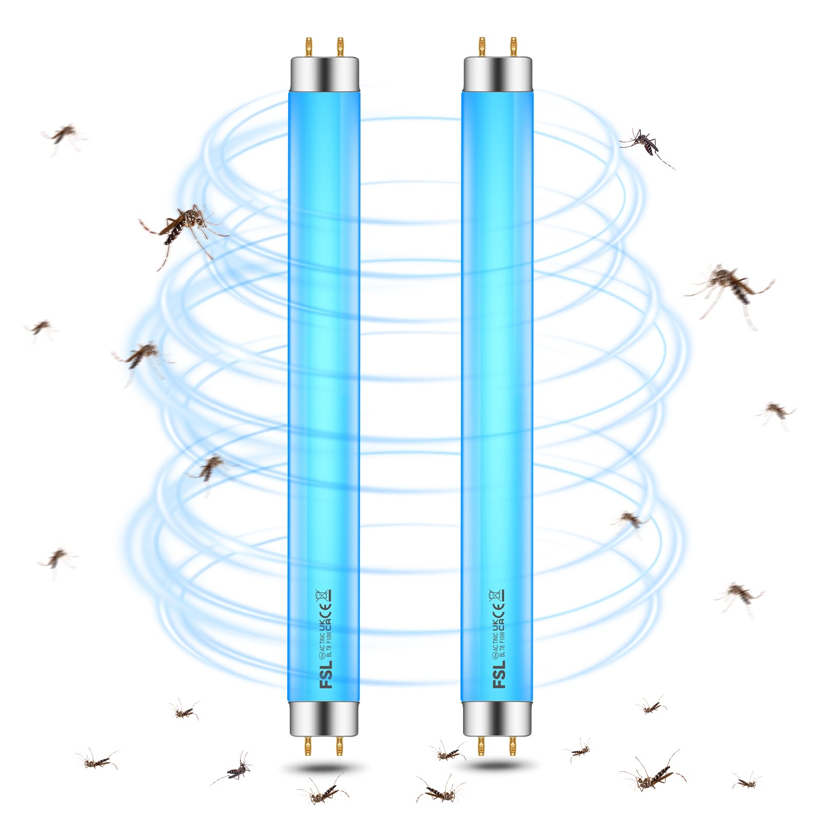 CLCXBSR BL T8 F10W Fly Killer Replacement Tube, 13-Inch, 365nm UV Bug Zapper Bulb | Compatible with Electronic Insect Killer, Fly Trap & Insect Light Trap