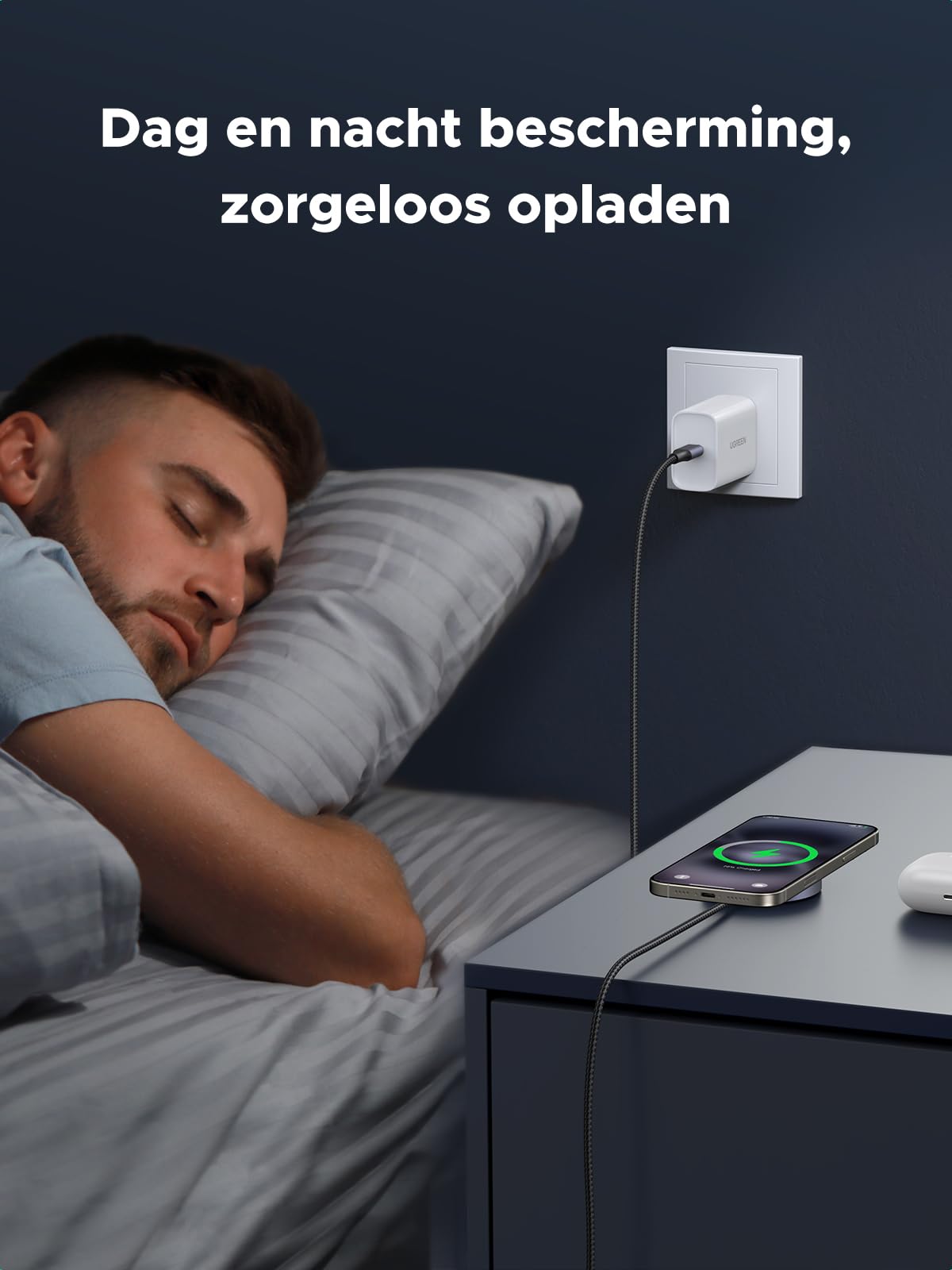 Ugreen Qi2 gecertificeerde 15W draadloze autolader mobiele - Nu 33% korting Ugreen Qi2 gecertificeerde 15W draadloze autolader mobiele - Nu 33% korting