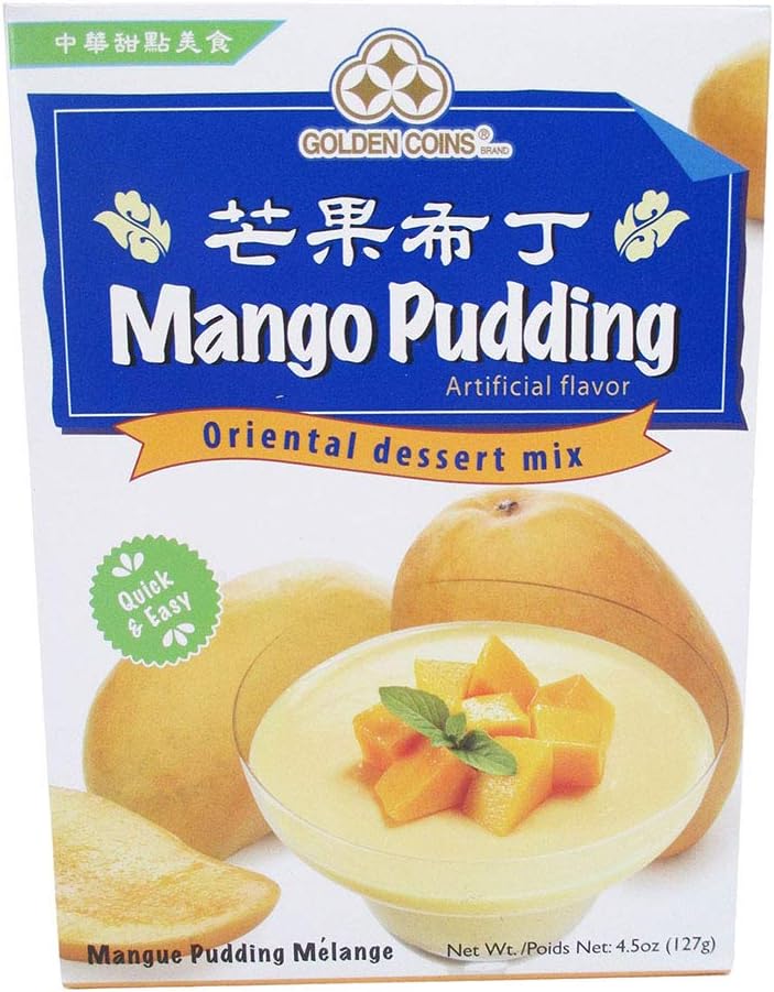 Brand Mango Pudding Oriental Dessert Mix, 4.5oz. (127g), 1 Box