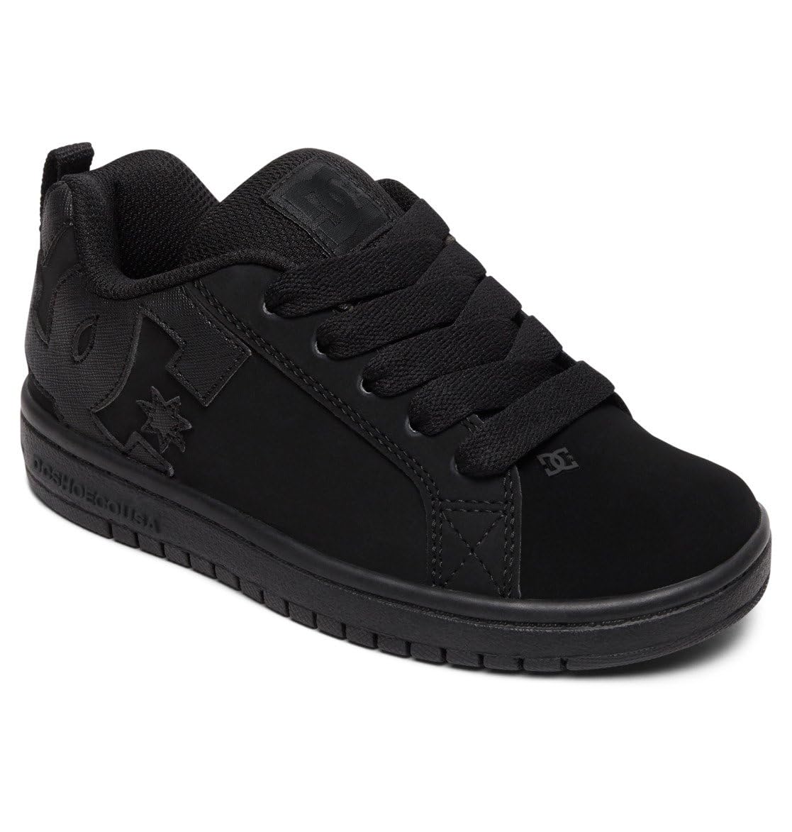 DC Shoes Court Graffik Trainers, Black/Black, 35 EU