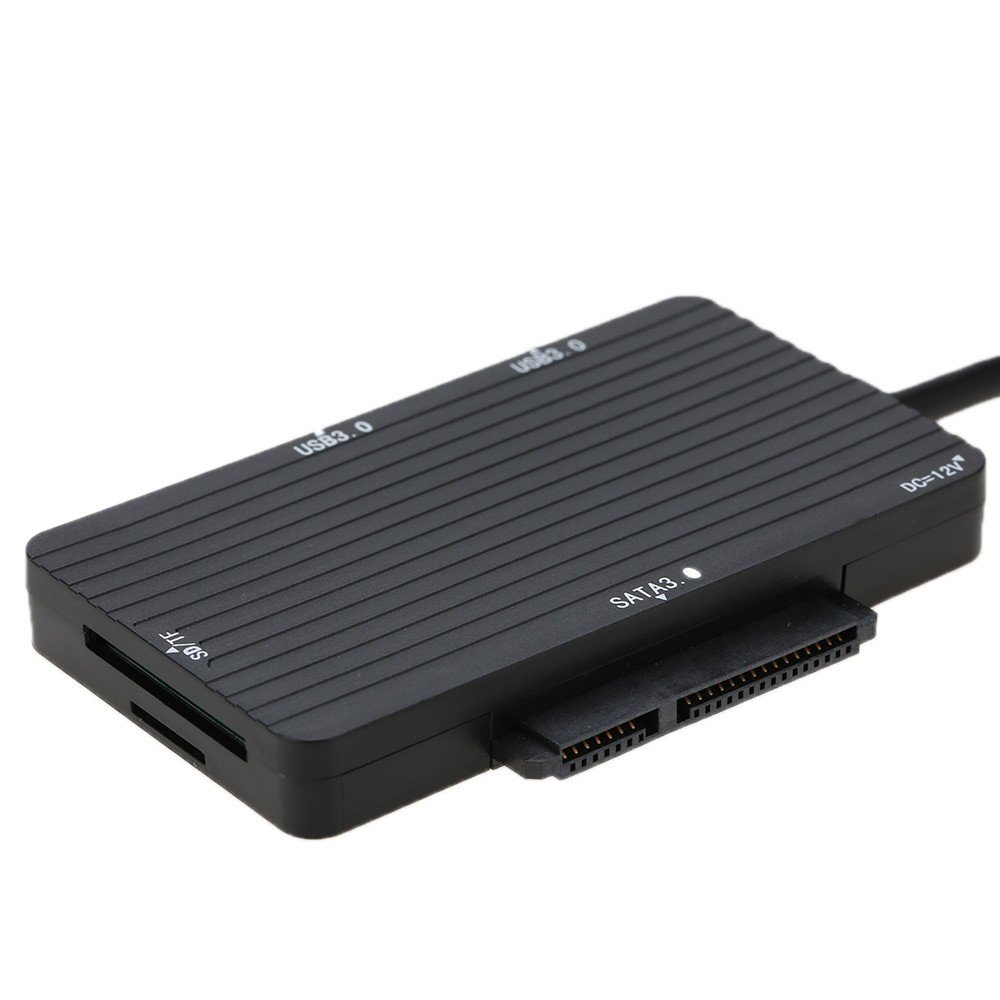 Portatile USB 3.0 multipla 2 USB 3.0 Hub & SATA 3.0 e lettore memory card TF ms adattatore convertitore per computer portatile PC MacBook