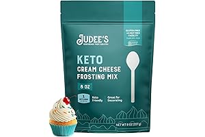 Judee's Keto Cream Cheese Frosting Mix: Sugar-Free Icing for Ketogenic Baking