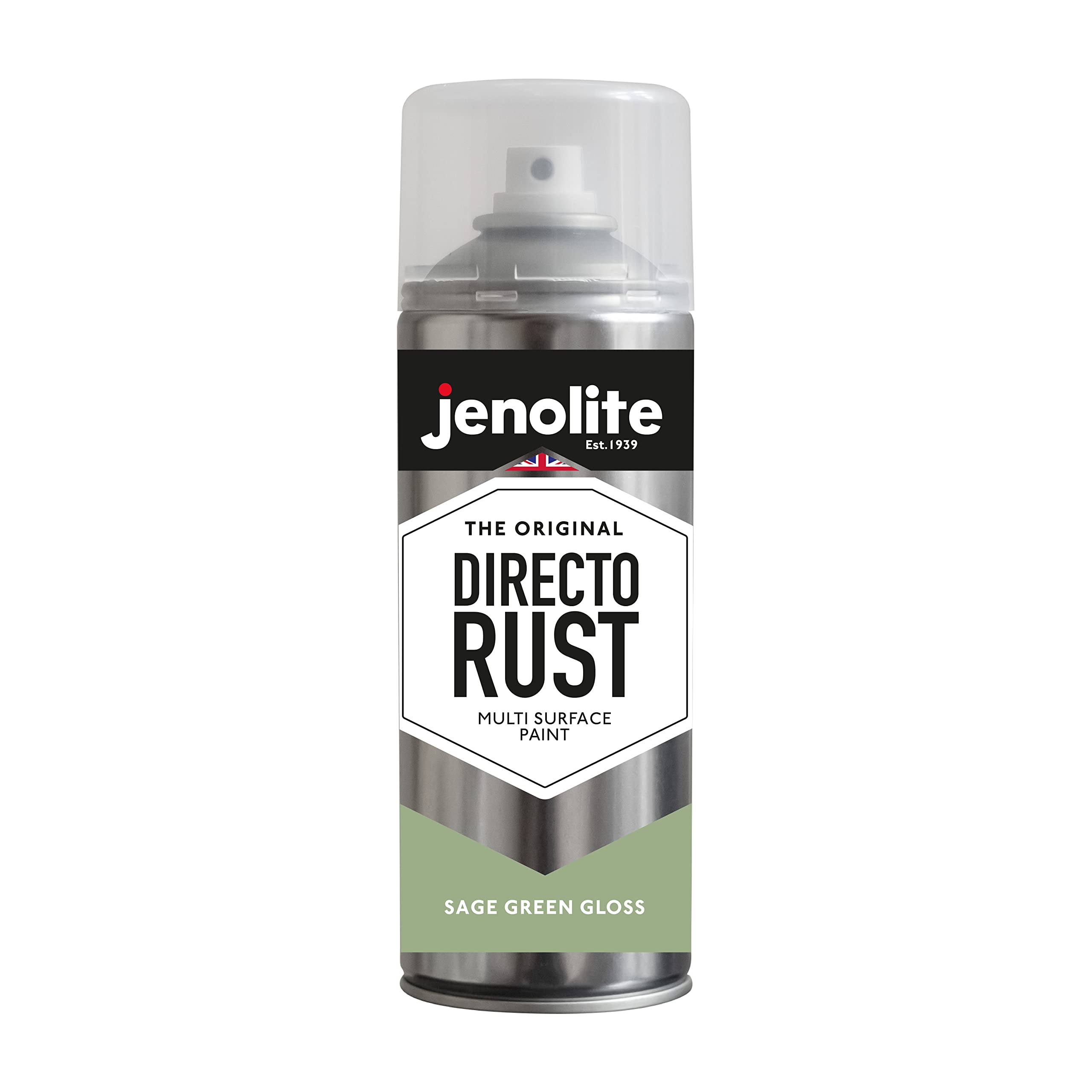 Buy JENOLITE Directorust Gloss Paint SAGE GREEN Multi Surface Spray