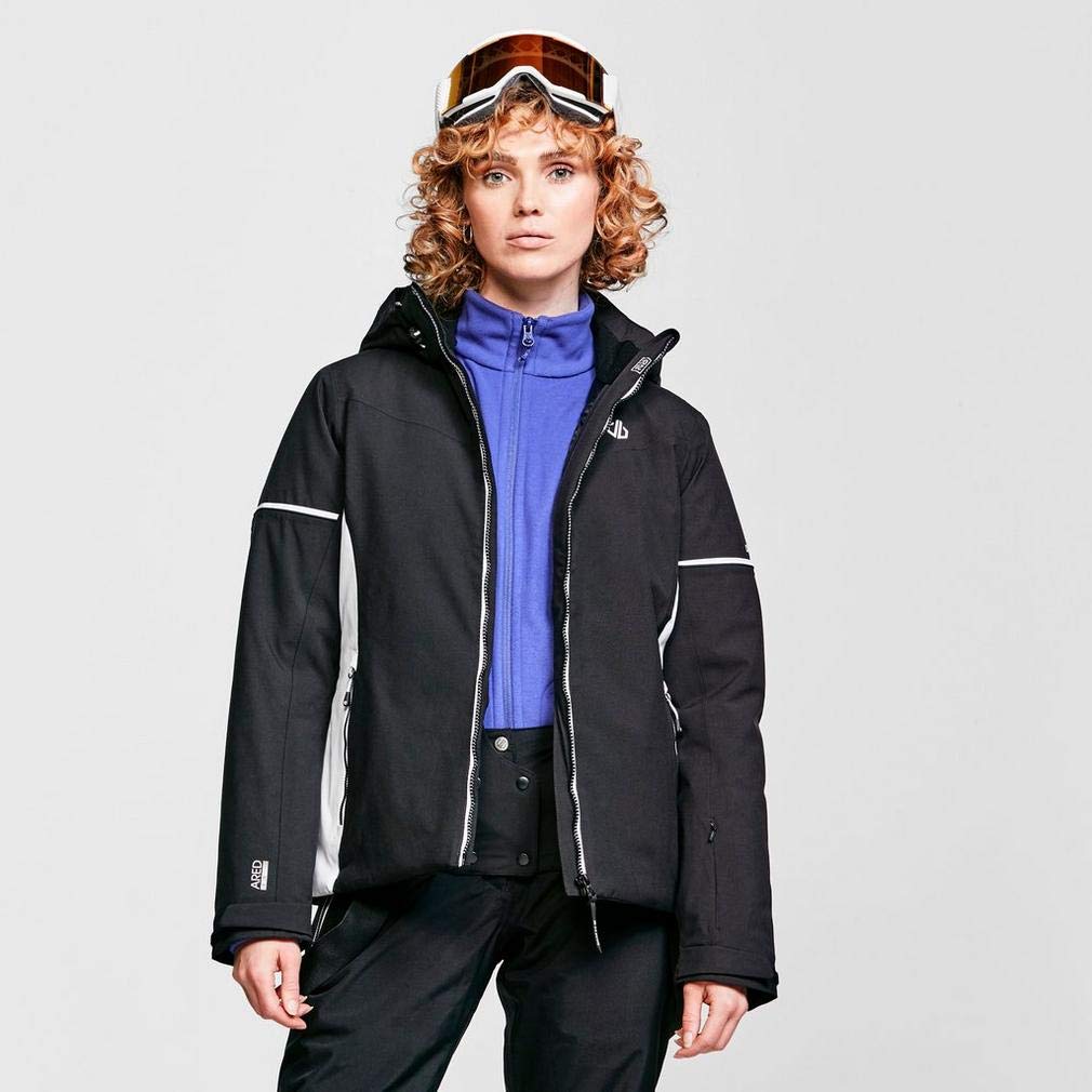 Dare 2b Enclave Veste de Ski Imperméable, Isolante et Respirante avec Coutures Cousues-collées, Capuche et Jupe par Neige Jackets Waterproof Insulated Femme