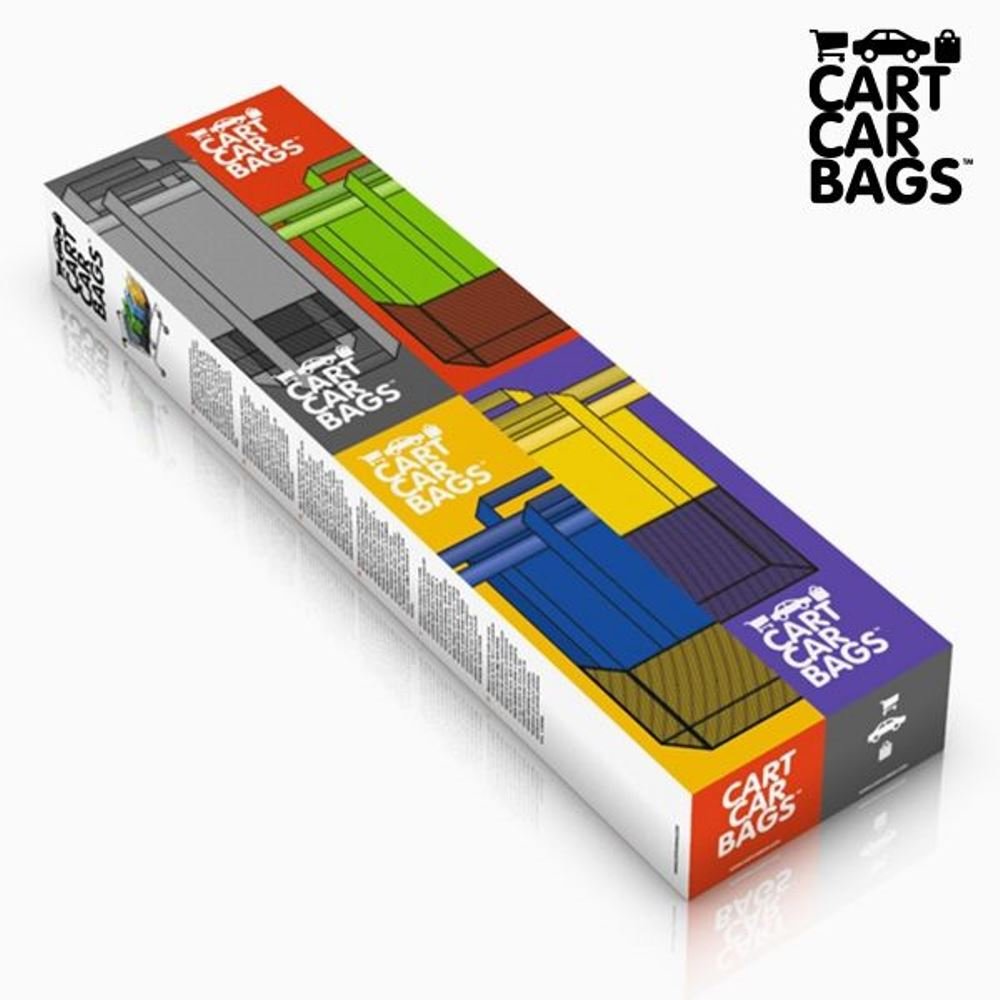 Cart Car Bags Buste per Spesa e Bagagliaio (Pacco da 4)