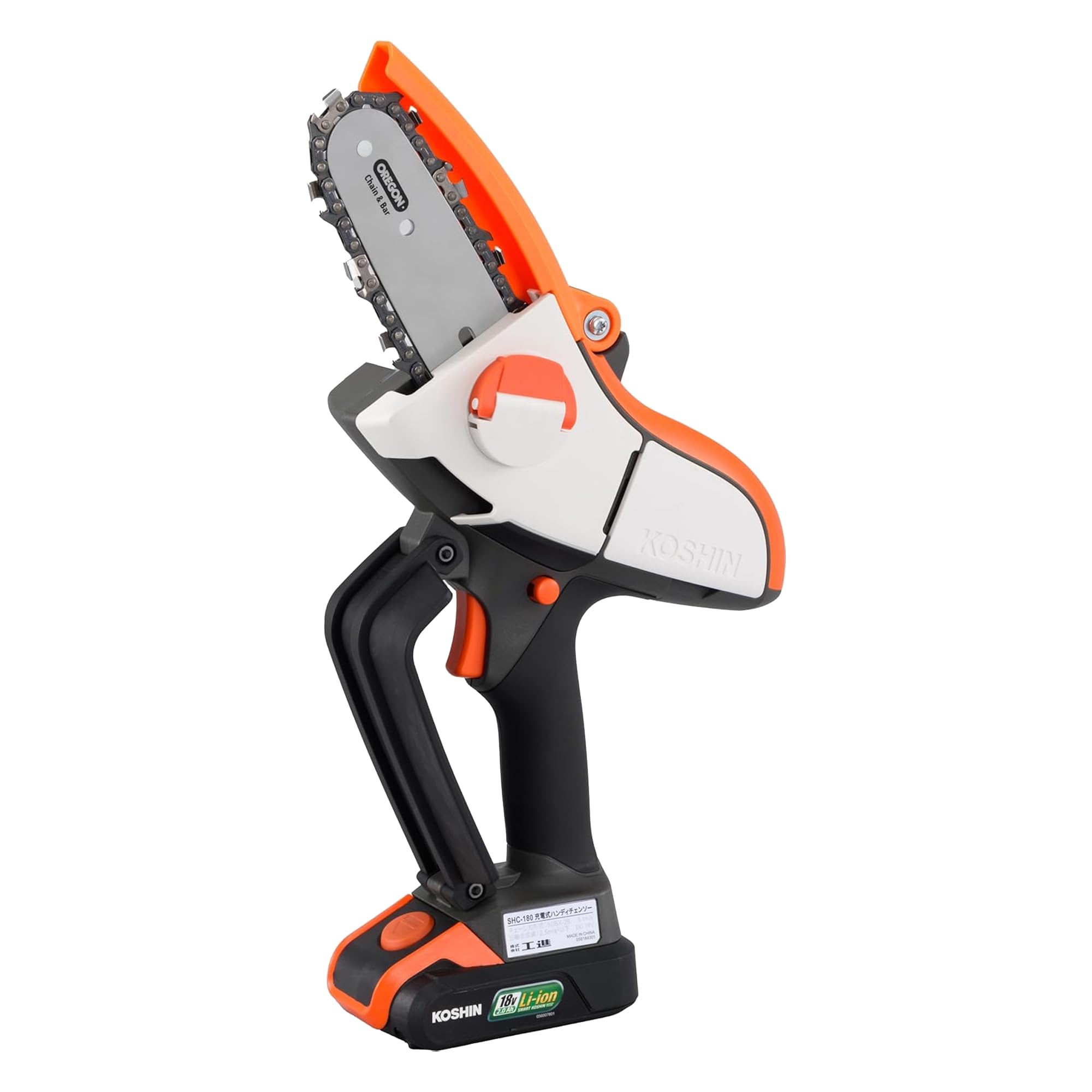 工進　ハンディチェンソー　SHC-180 Amazon | 工進(KOSHIN) 18V 2.0Ah 充電式 ハンディ チェーンソー