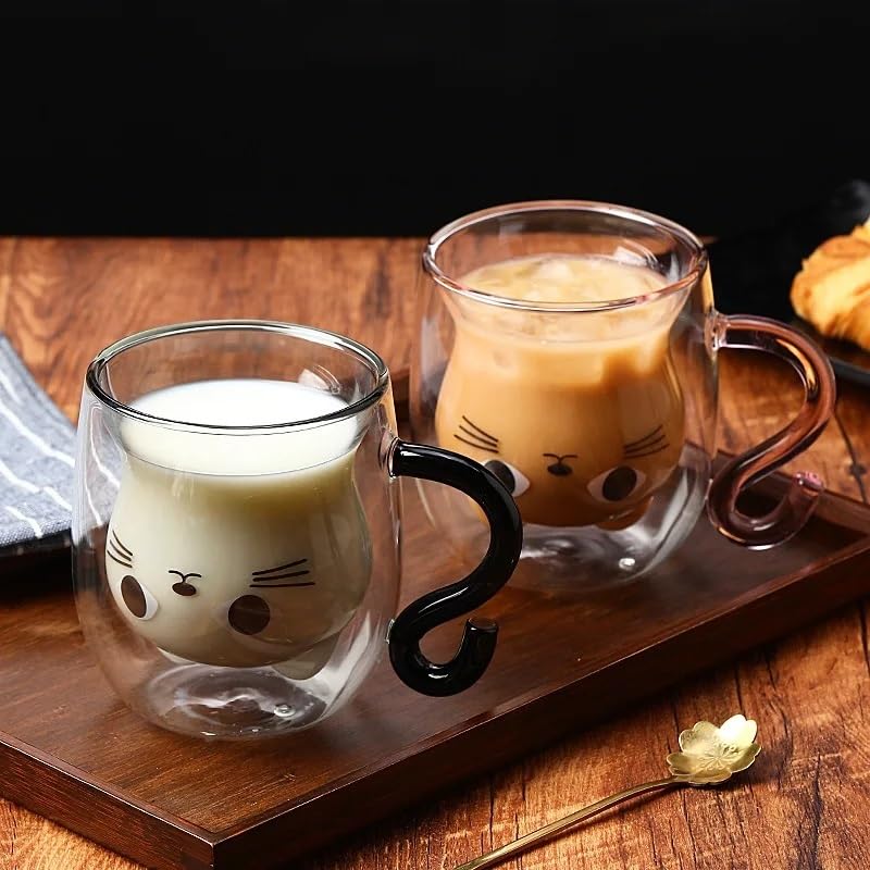 Becher aus klarem Kristallglas, Trinkgläser, Becher aus Kristallglas, gemischte Glaswaren, Trinkgläser for Wasser, Saft, spülmaschinenfest, perfekt for Wasser, Saft, Limonade, Tee, Kaffee, den täglich