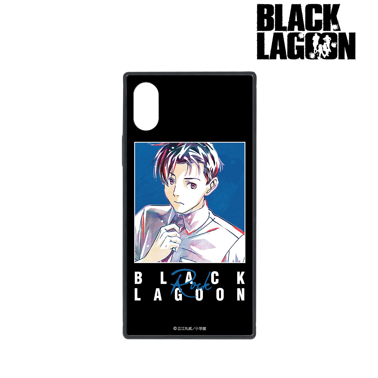 Amazon.co.jp: BLACK LAGOON ロック Ani Art スクエア強化ガラスiPhone