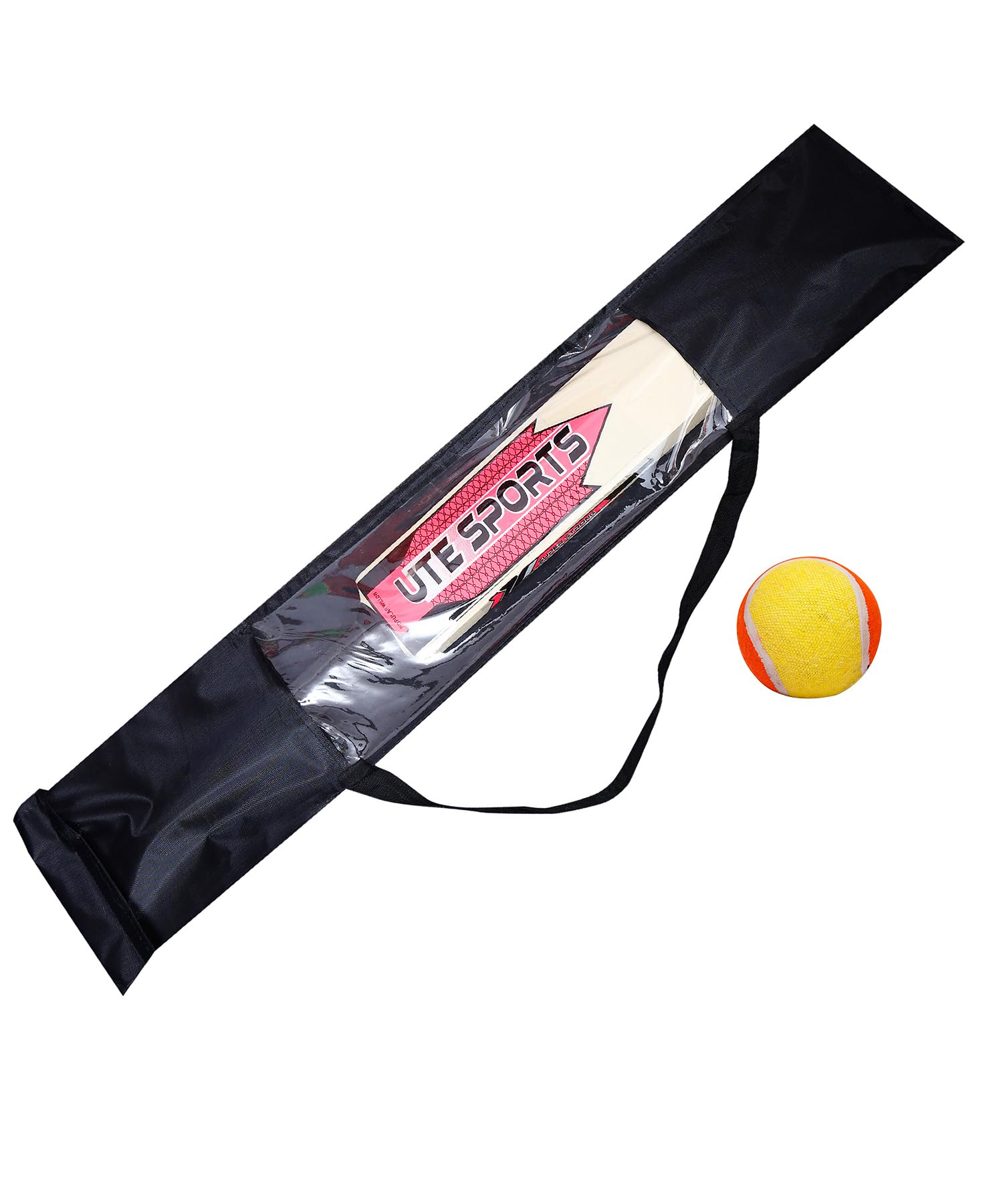 Kids Poplar Willow Wooden Cricket Bat with Tennis Cricket Ball Combo for Kids (Size 6 for Above 12+ Years) Bag Cover (B0C8G3BP6P) Amazon Price History, Amazon Price Tracker