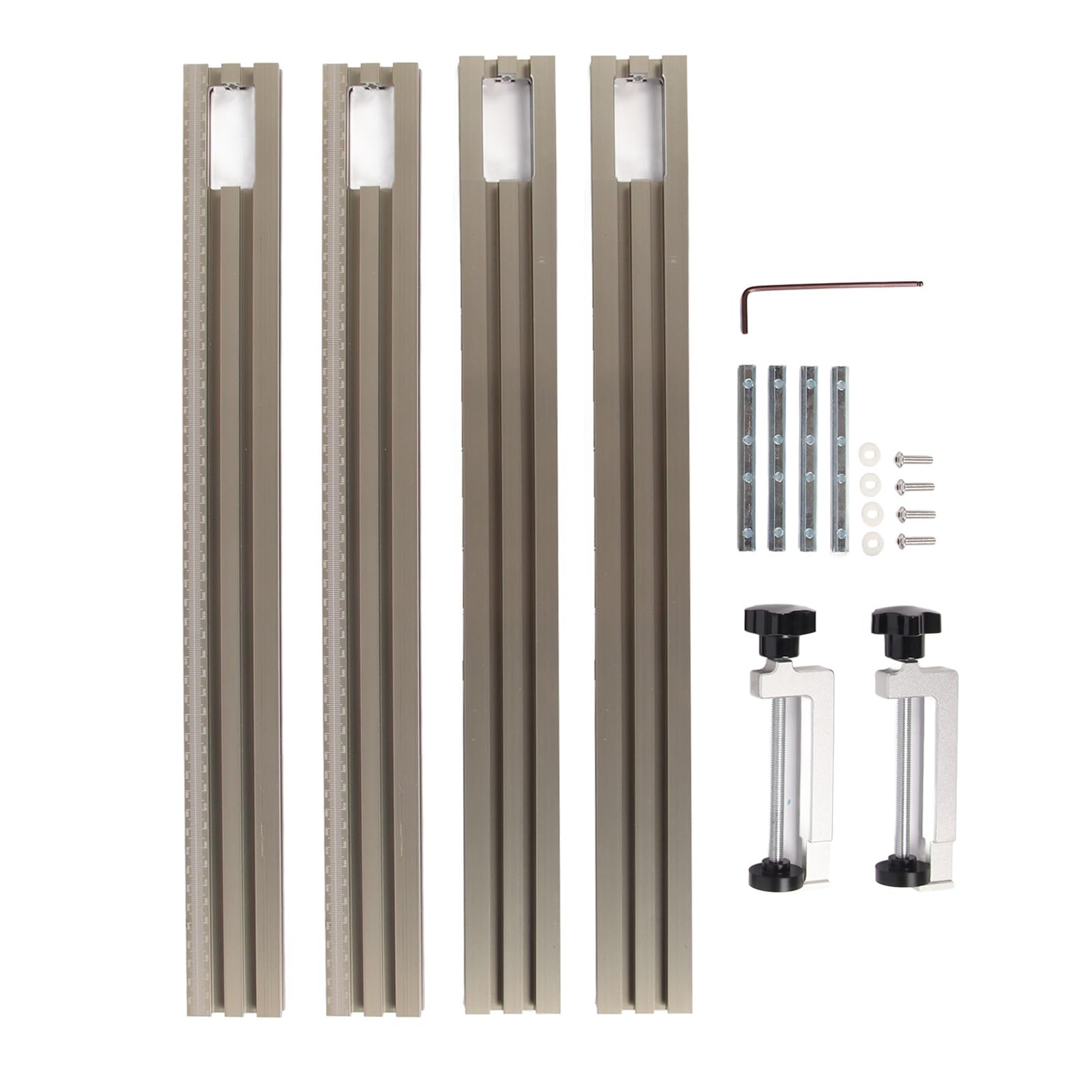 Professional Trimming Machine Guide Rail 500mm, Adjustable Auxiliary Bracket for Precision Woodworking CNC Router Table Saw Accessories - Image 2