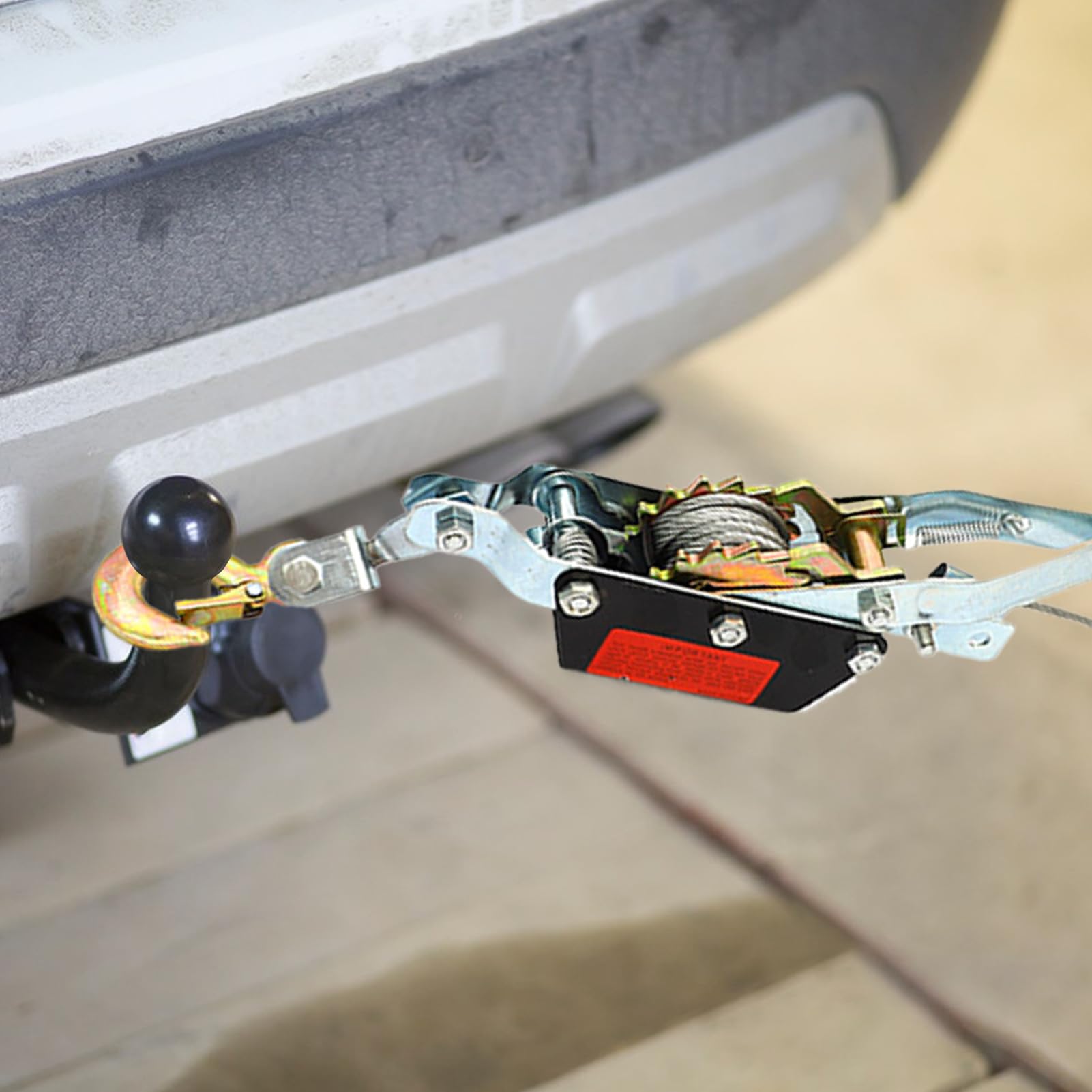 Cabrestante manual con cable – Tensor manual para cable de acero – Herramienta para tirar de cables | Para tirar embalar arrastrar instalación de vallas barandillas para terrazas ferretería P