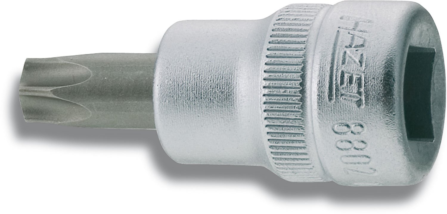 HAZET 8802-T27 Screwdriver Socket Set Torx Profile - CVD-Tin Coated