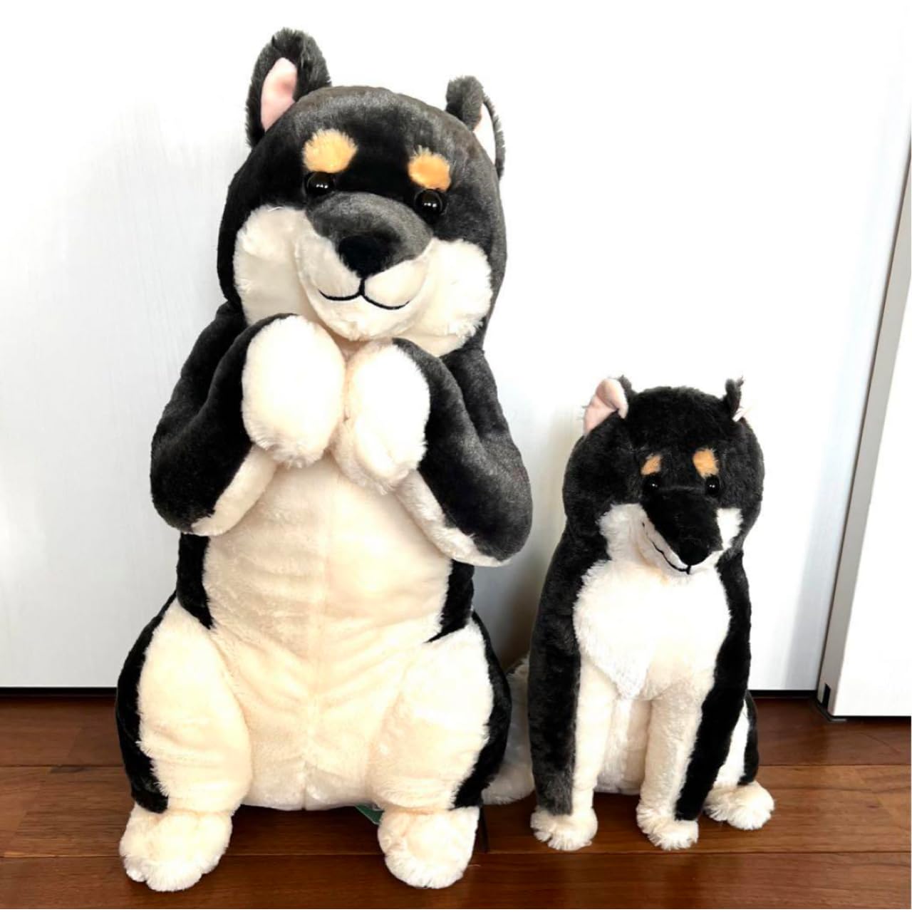 ほっこり柴犬　ぬいぐるみ　茶々ノ助　柴黒兄貴 まさきち　BIG ぬいぐるみ Amazon.co.jp: ほっこり柴犬茶々の助 柴黒兄貴ぬいぐるみ 2個 : おもちゃ