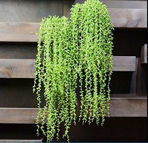 4 Pcs Lover Tears Fake Succulent Hanging Plant for Home Garden Decoration 30inch